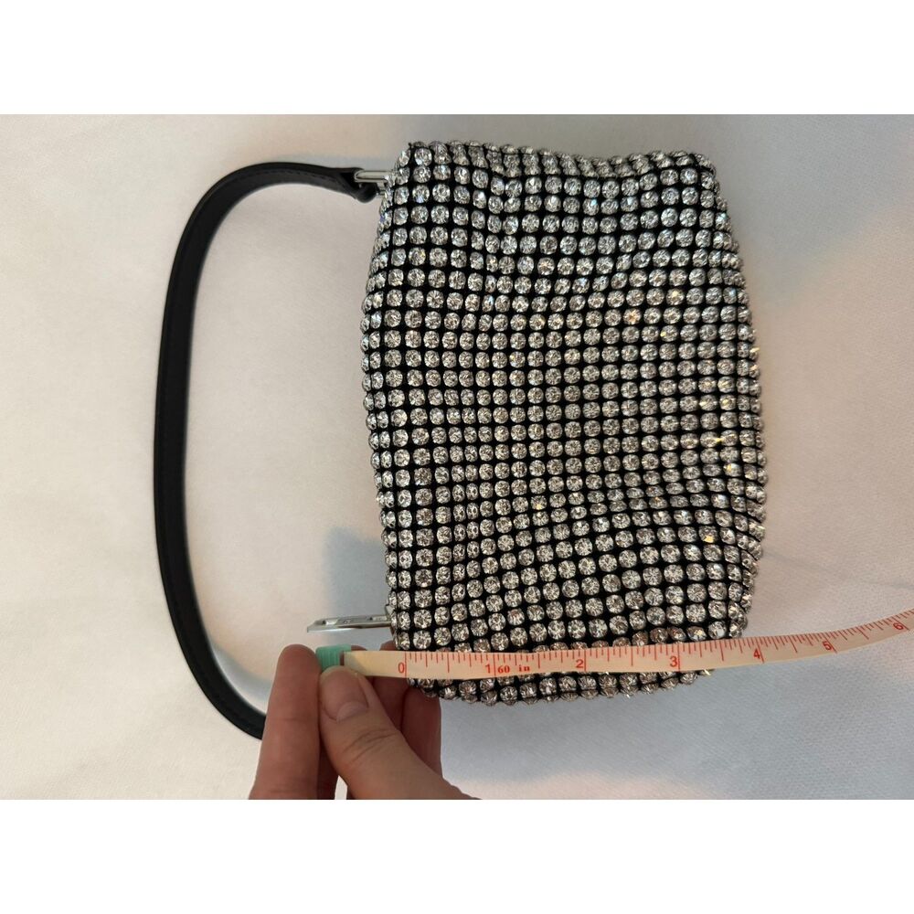 Alexander Wang Heiress Pouch in Crystal Rhinestones Crossbody Bag Purse - Picture 6 of 8